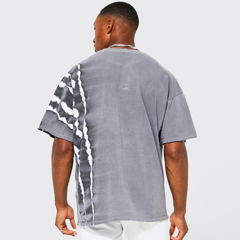 Oversized Marble Heart Graphic T-shirt - Image 2