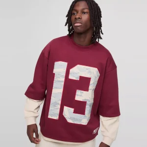 Oversized Boxy Seam Wash Sweatshirt