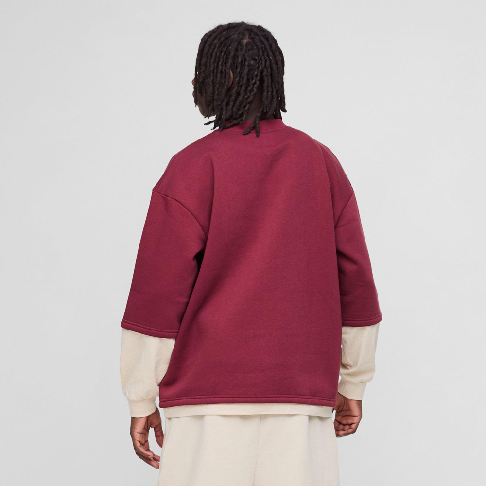 Oversized Boxy Seam Wash Sweatshirt - Image 2