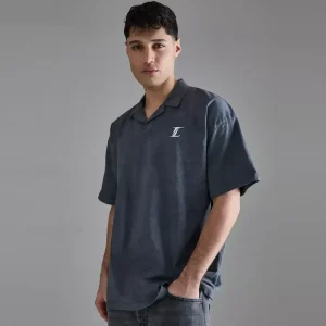 Oversized Washed Revere Polo