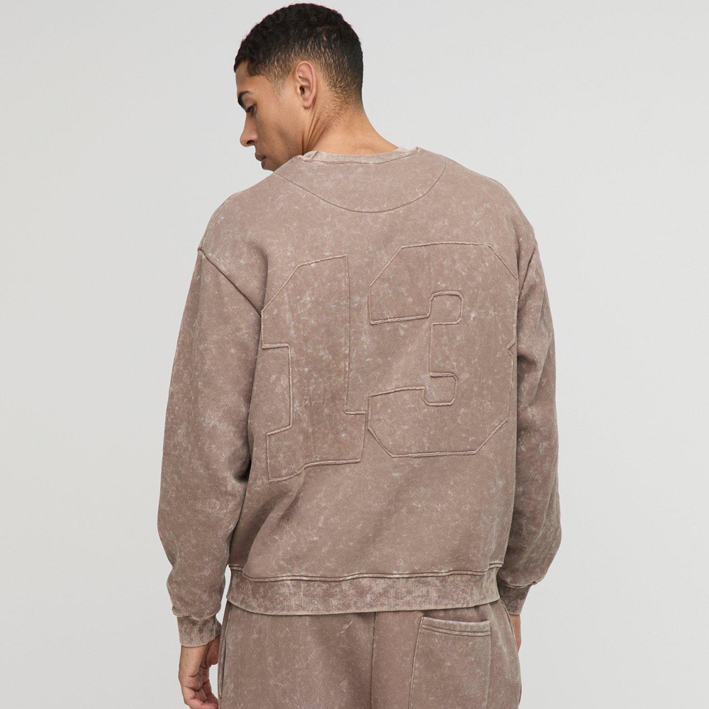Regular Fit Man Official Colour Block Zip Funnel Neck Sweat - Image 2